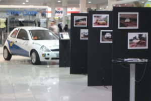 Ford Ká em exposição no Shopping Cidade